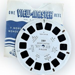 🎈2/$20 - VIEW-MASTER 289 “Desert Cactus in Bloom” Reel.